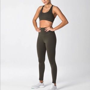 FlexxFit Pants | Luxe Leggings Olive Green